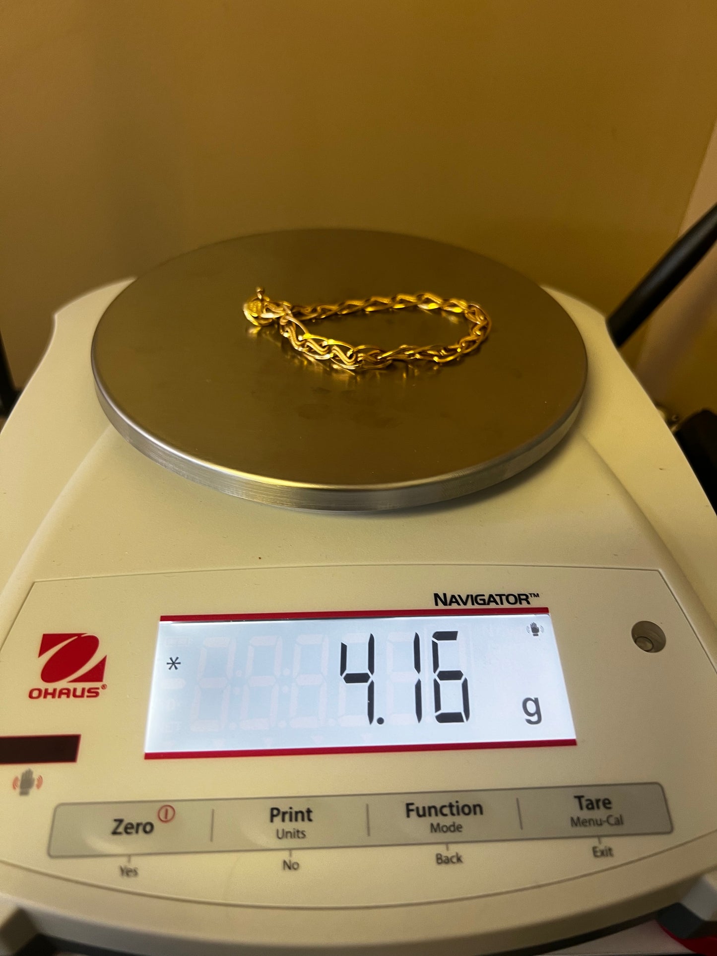 Vintage Italian Link Bracelet in 14k Yellow Gold