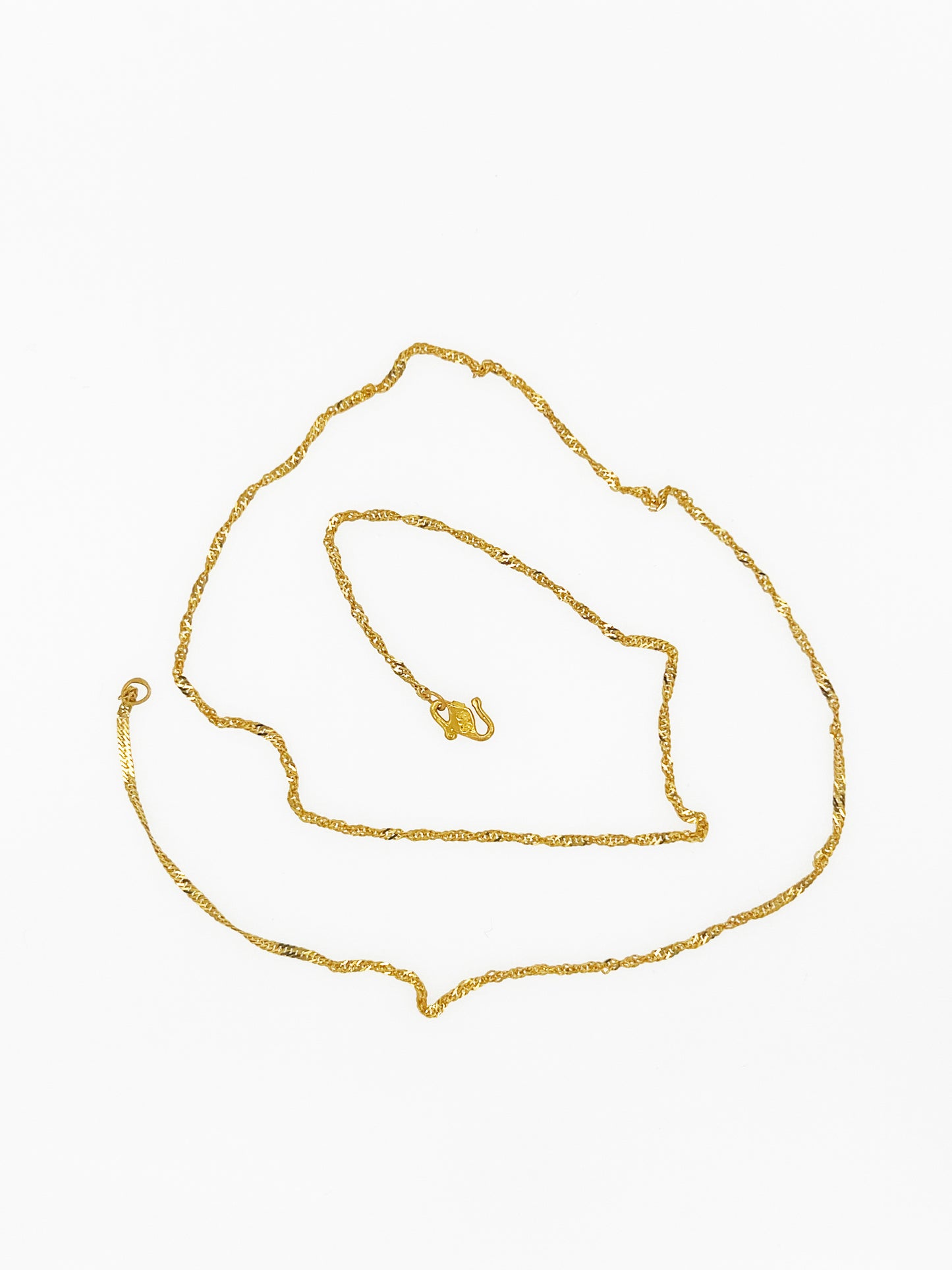 French Rope Chain in 22k Yellow Gold