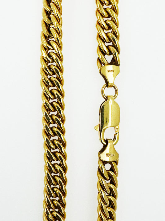 Milor Cuban Link Bracelet in 14k Yellow Gold