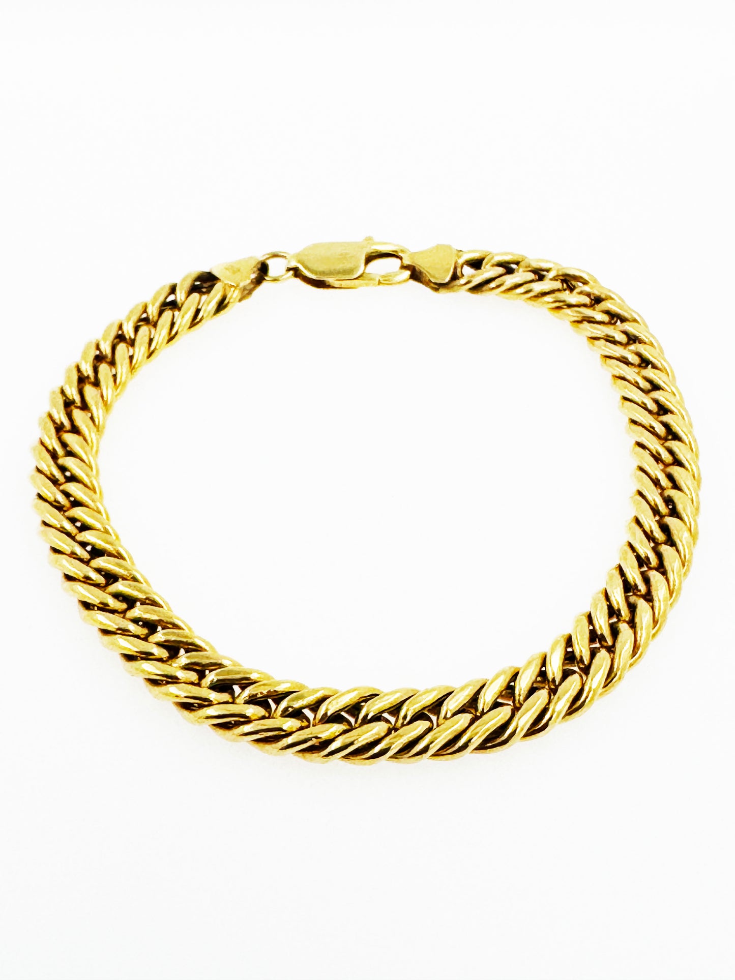Milor Cuban Link Bracelet in 14k Yellow Gold