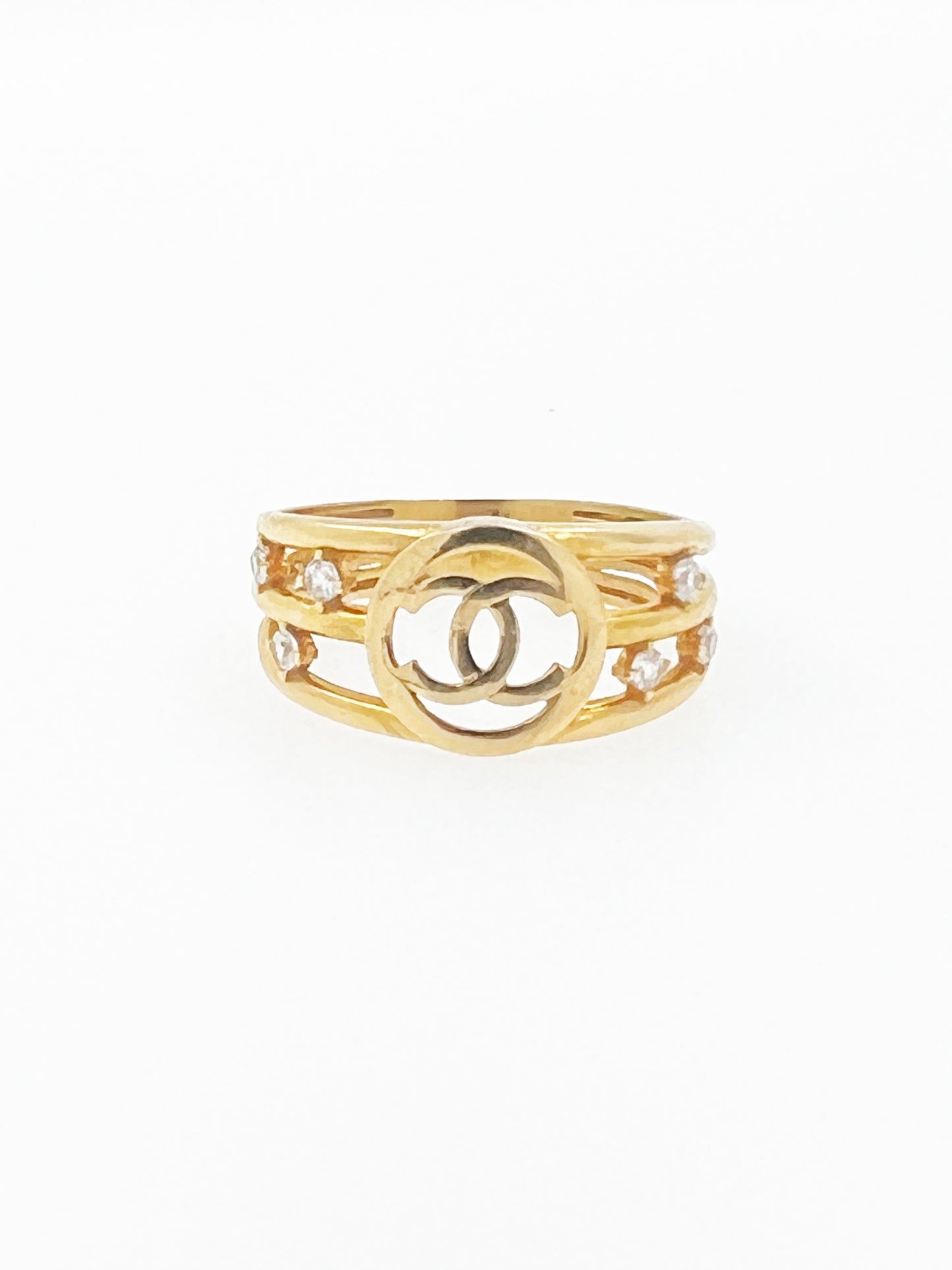 Designer Ring in 21k Yellow Gold