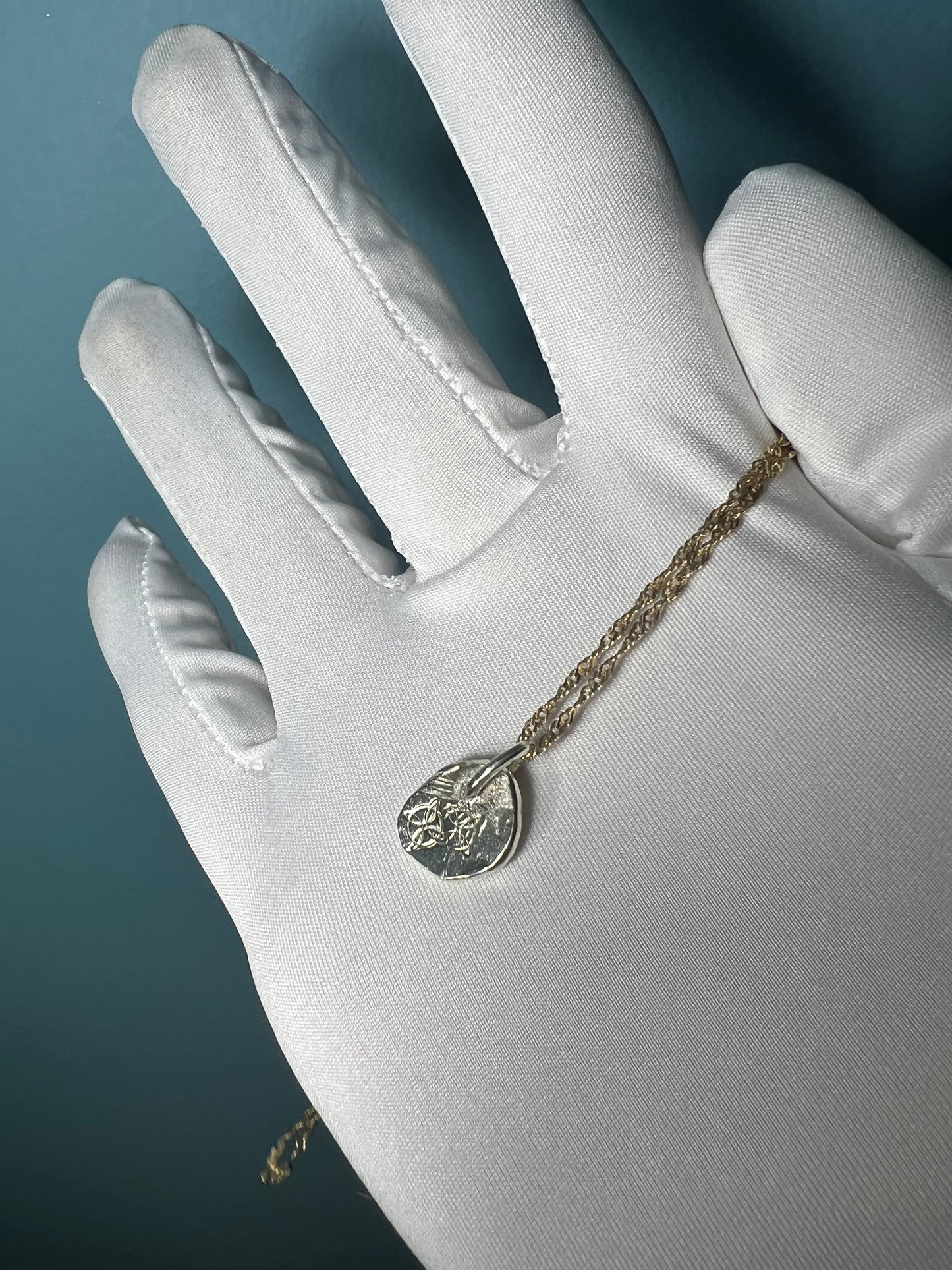 Sunken Treasure Pendant in 14k Gold By Maxwell The Jeweler