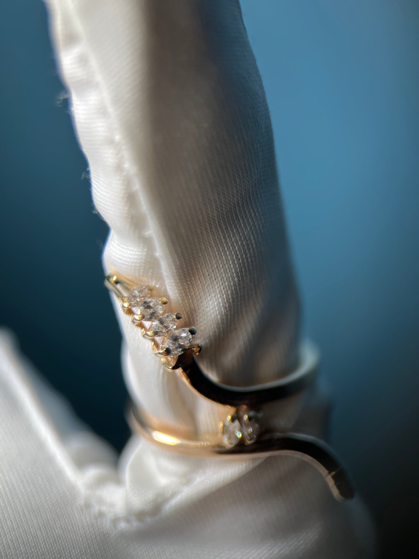 Diamond-Headed Serpent Ring in 10k Yellow Gold By Maxwell The Jeweler