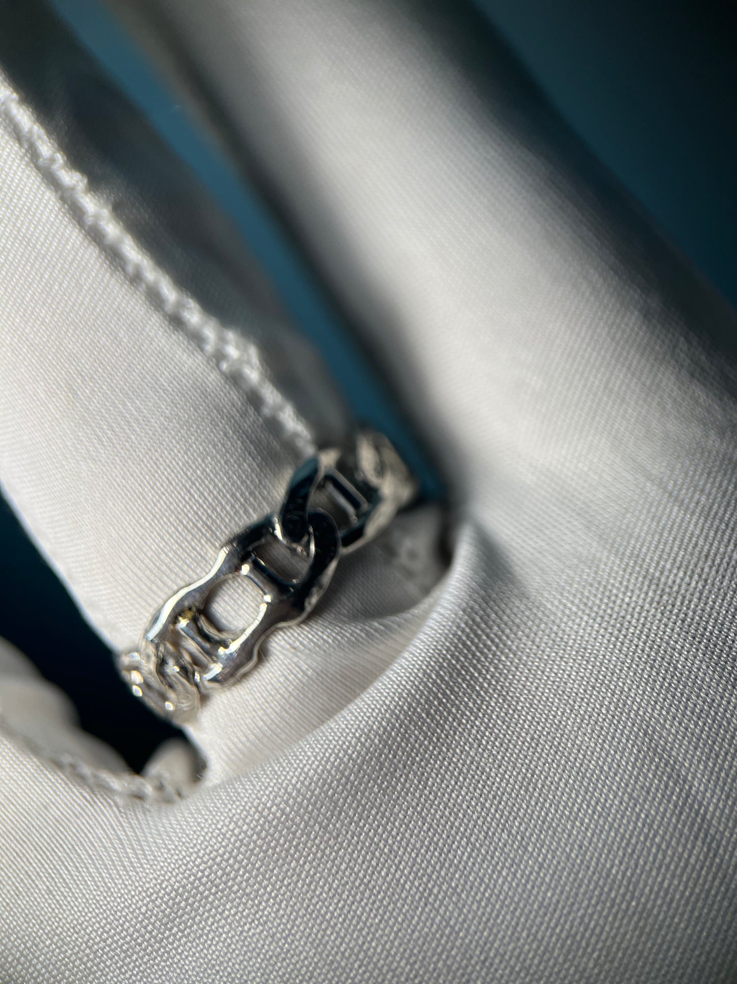 Mariner Link Ring in .925 Silver By Maxwell The Jeweler