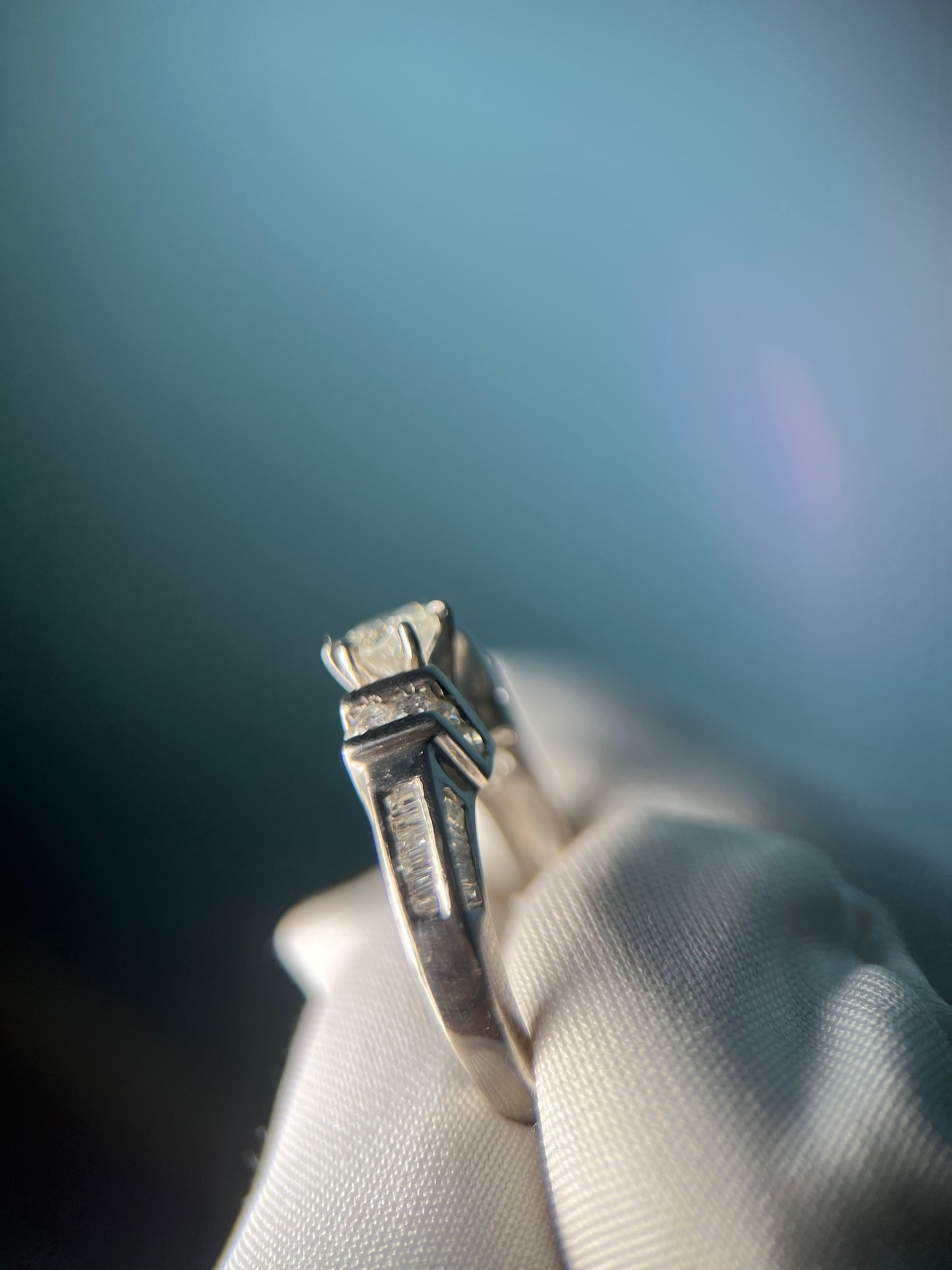 Diamond Engament Ring in Platinum