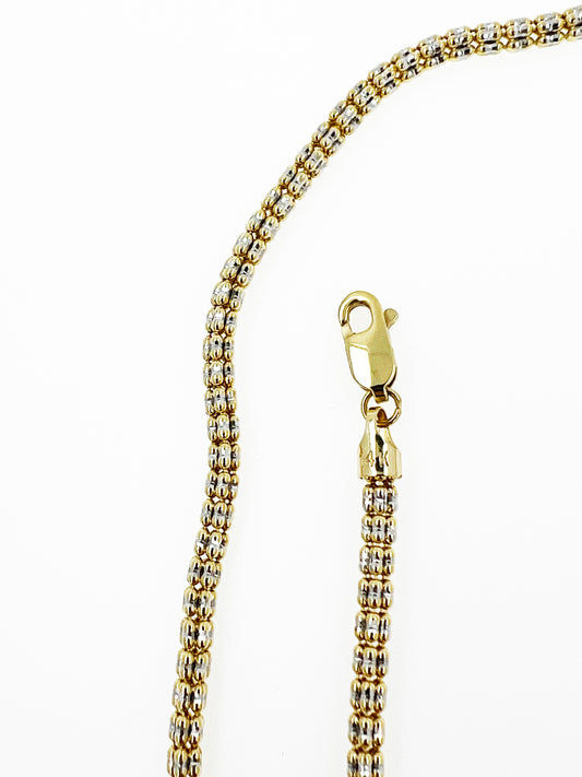 3.3mm Sparkle Ice Link Chain in 14k Gold (20")