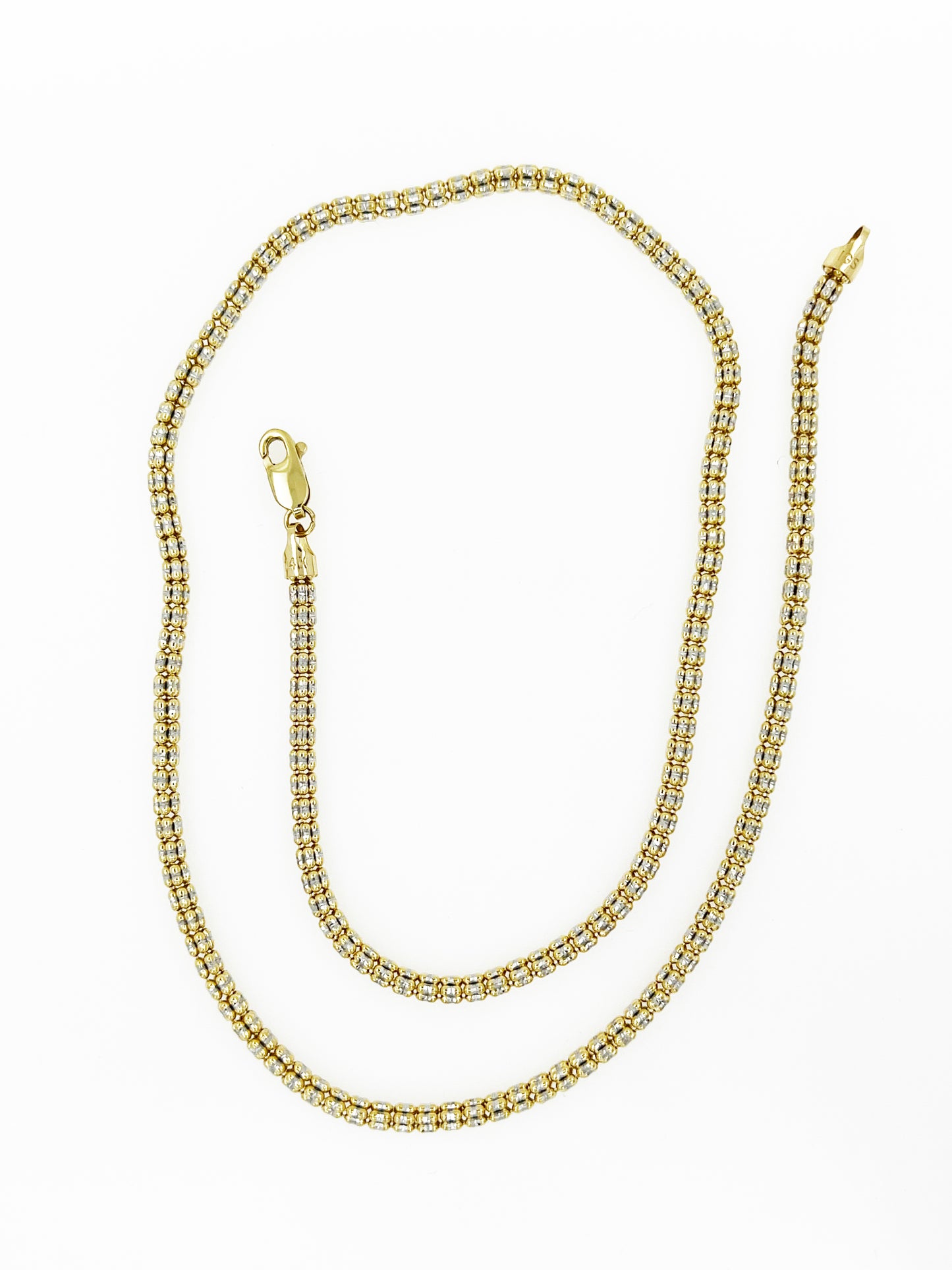 3.3mm Sparkle Ice Link Chain in 14k Gold (20")