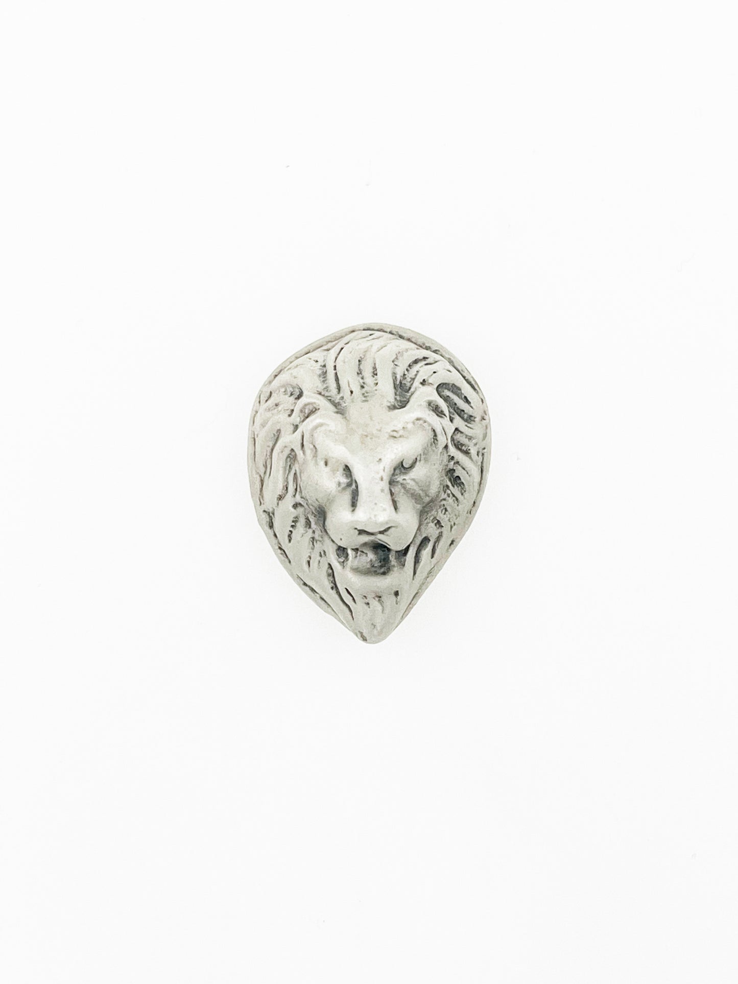 Bison Bullion Hand Poured Lion Head Troy Ounce in .999 silver