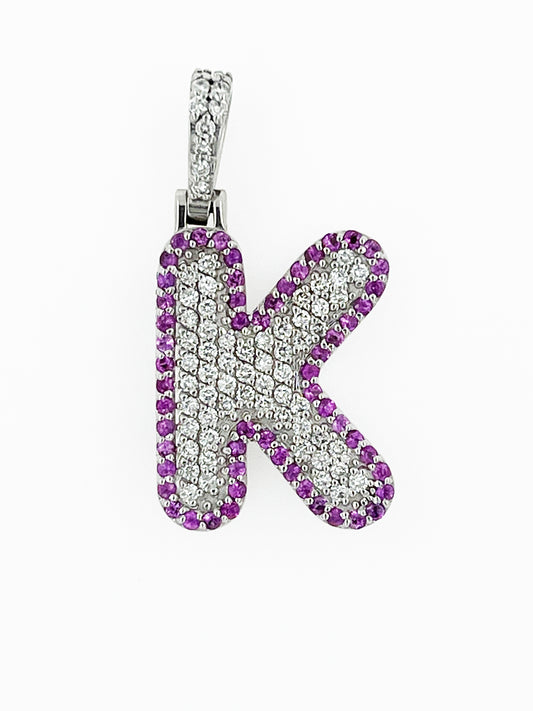 Custom Letter Pendant By Maxwell The Jeweler