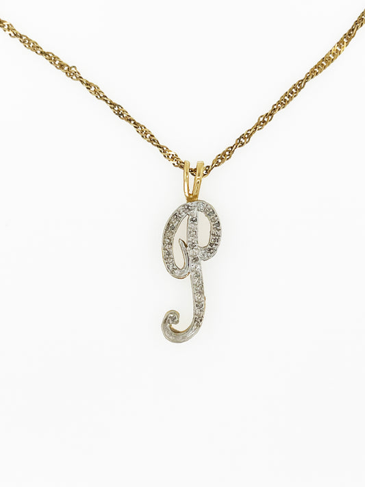 Made To Order Initial (Any Letter) Pendant By Maxwell The Jeweler