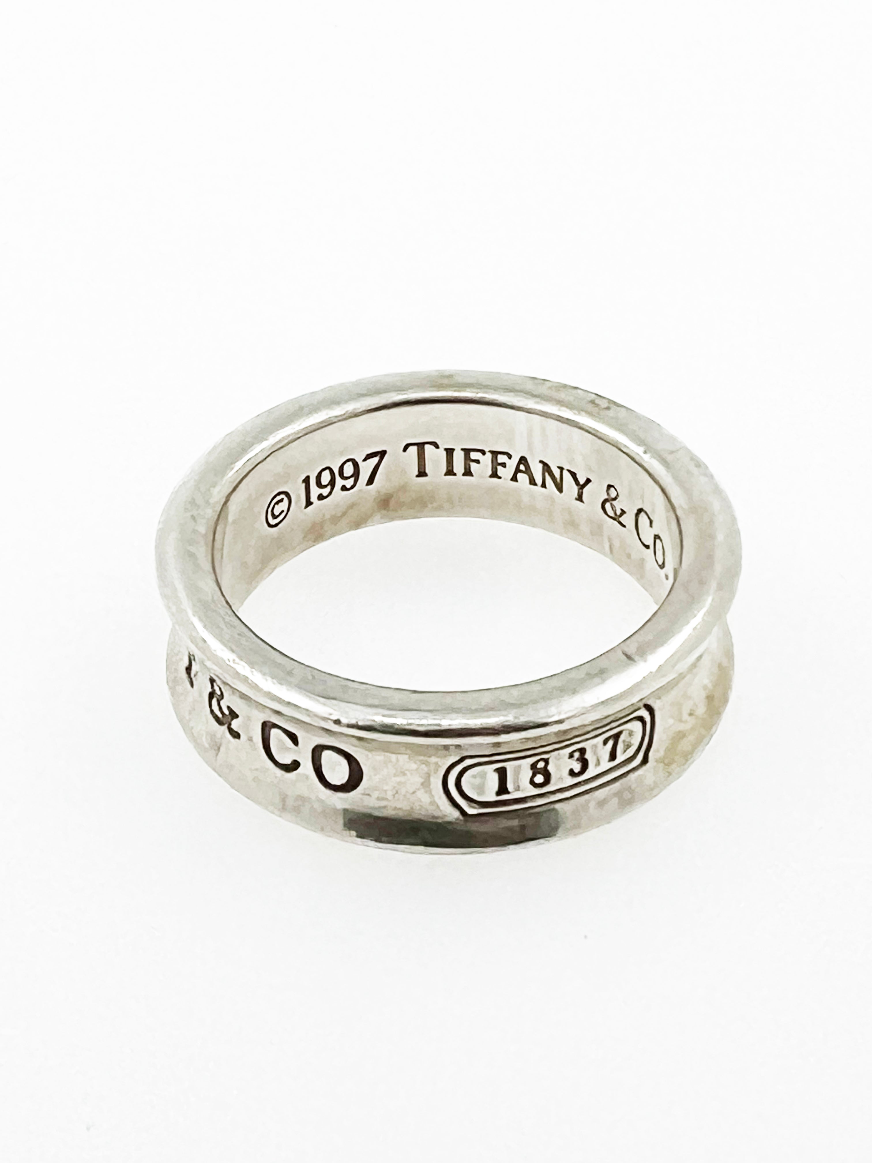 Tiffany & Co. 1837 Band in .925 Silver – maxwellandcojewelry