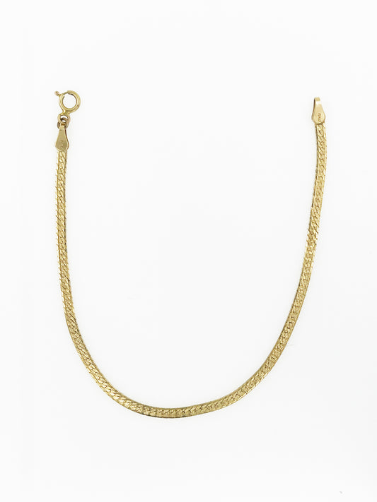 Fancy Link Bracelet in 14k Yellow Gold