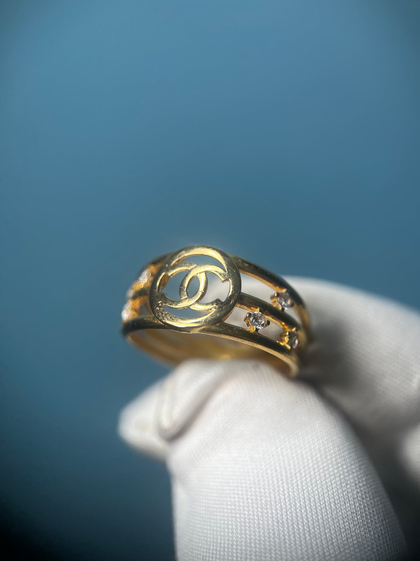 Designer Ring in 21k Yellow Gold
