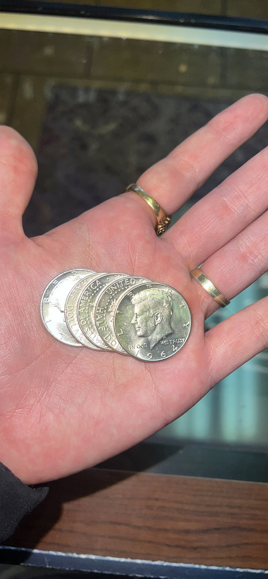 1964 Kennedy Half Dollar Gem Quality 90% Silver