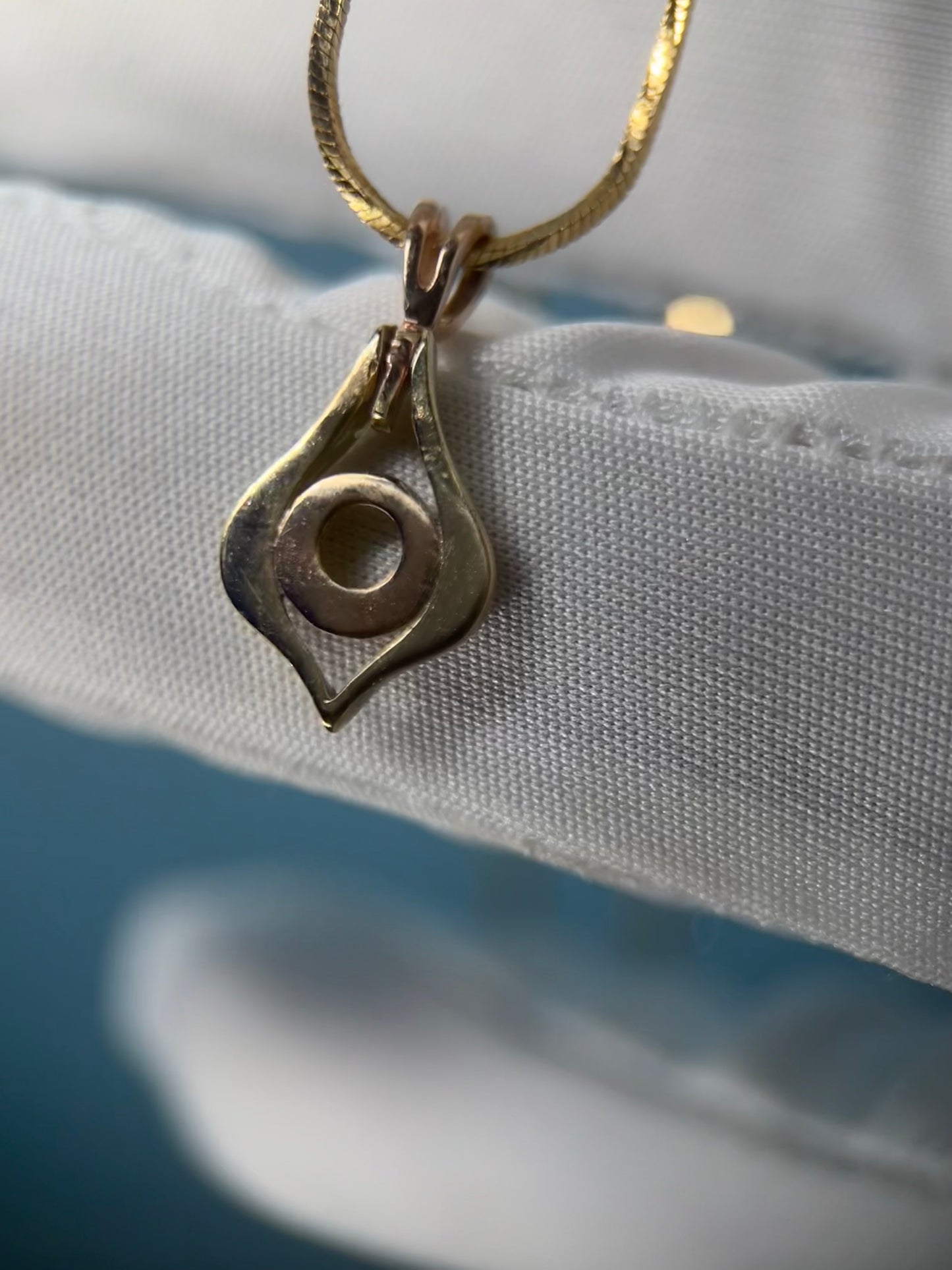 All Seeing Eye Pendant in 10k Gold By Maxwell The Jeweler
