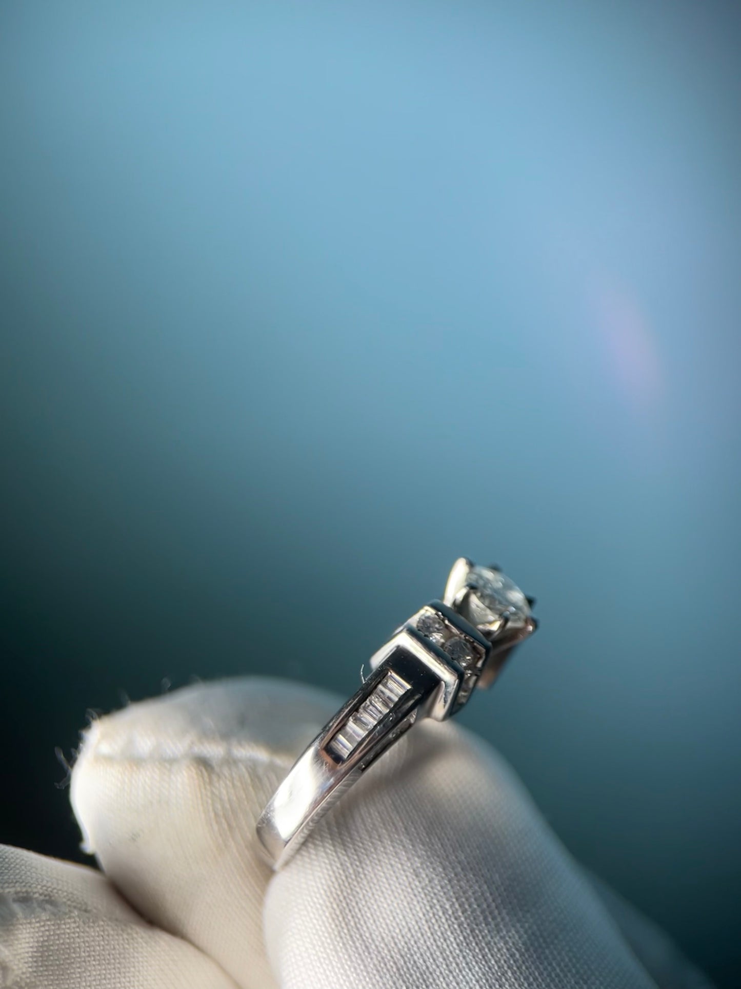 Diamond Engament Ring in Platinum